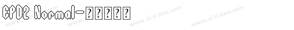 EPD2 Normal字体转换